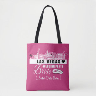 Bolsa Tote Ideias do presente de casamento de Vegas - saco do