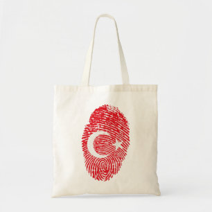 Bolsa Tote Identidade do Orgulho do País de Impressão Digital