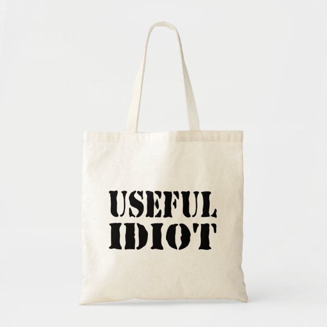 BOLSA TOTE IDIOTA ÚTIL (Frente)