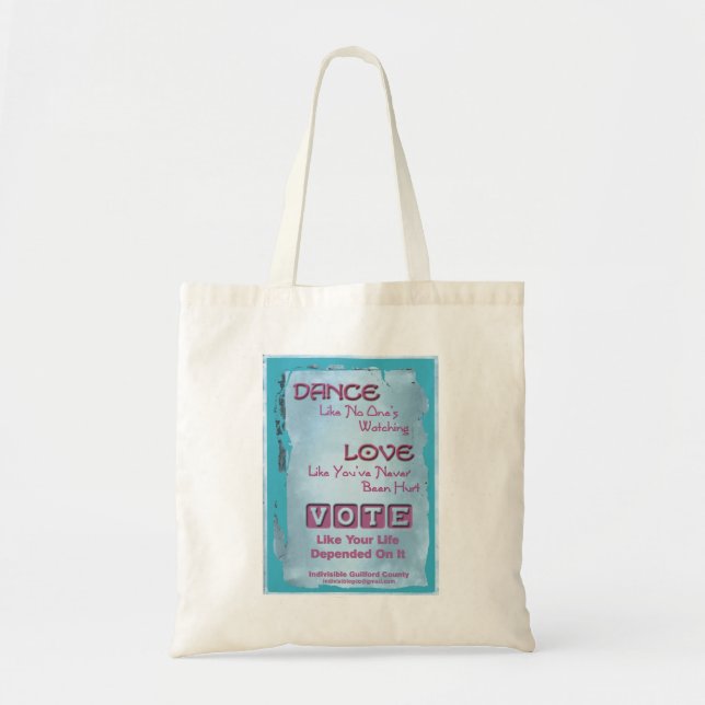 Bolsa Tote IGC - Dança, amor, voto (Frente)