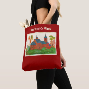 Bolsa Tote Igreja de Madeira Russa de Blagoveshchenskoye