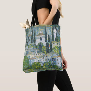 Bolsa Tote Igreja (Kirche) em Cassone por Gustav Klimt