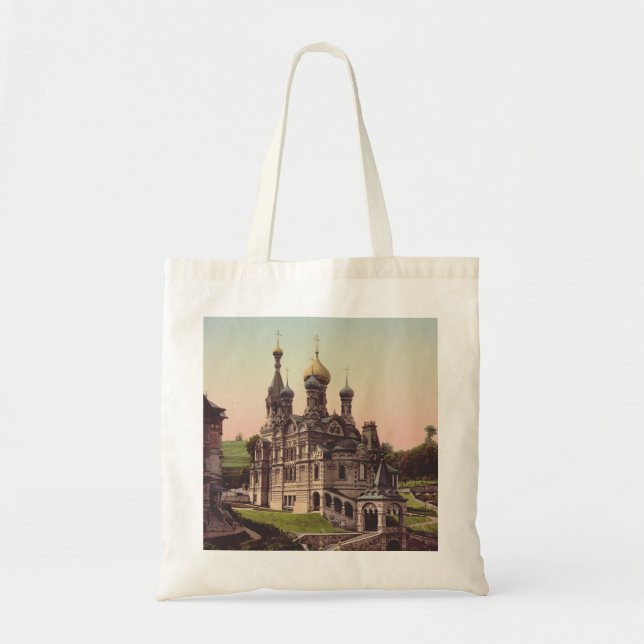 Bolsa Tote Igreja Ortodoxa Russa em Moscou (Frente)