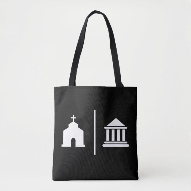 Bolsa Tote Igreja Separada e Estado (Frente)
