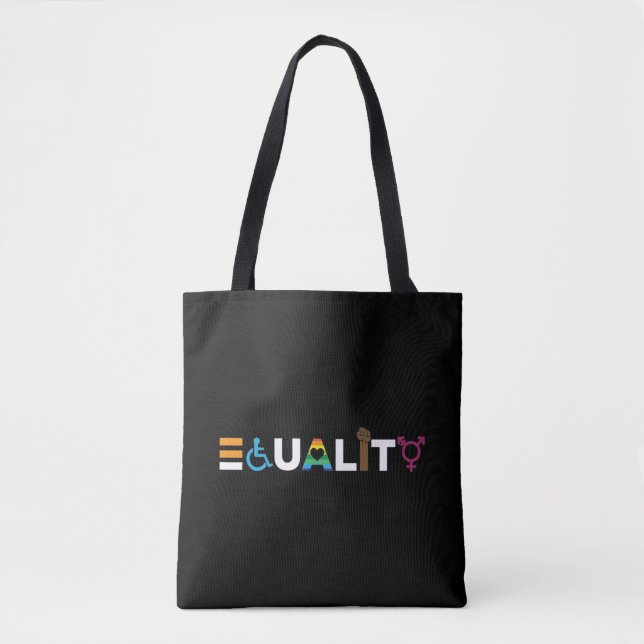 Bolsa Tote Igualdade de Direitos Humanos Direitos LGBTQ Orgul (Frente)