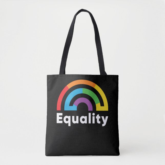 Bolsa Tote Igualdade Rainbow LGBT (2) (Frente)