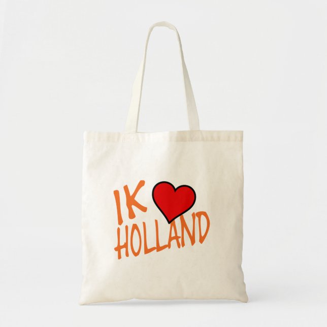 Bolsa Tote Ik Heart Holland ou btcnt (Frente)