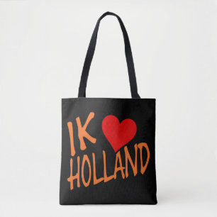 Bolsa Tote Ik Heart Holland ou no stcnt