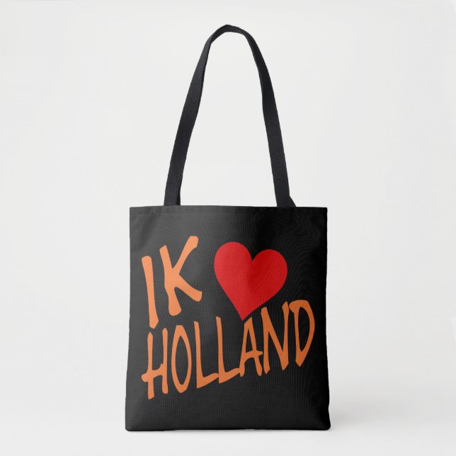 Bolsa Tote Ik Heart Holland ou no stcnt (Frente)