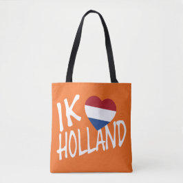 Bolsa Tote Ik Heartflag Holland com ou stcnt