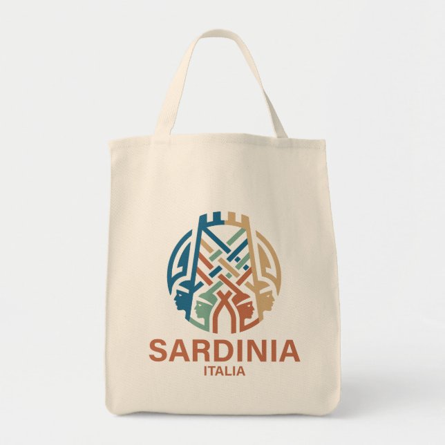 Bolsa Tote Ilha da Sardenha Itália (Frente)