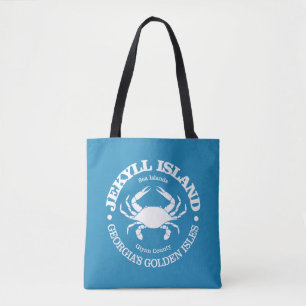 Bolsa Tote Ilha de Jekyll (caranguejo)