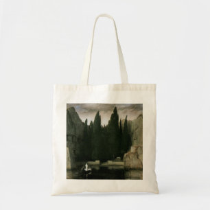 Bolsa Tote Ilha do Morto por Arnold Bocklin, Arte do Simbolis