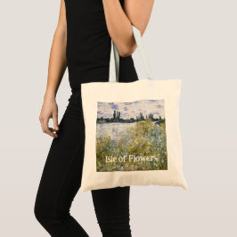 Bolsa Tote Ilha Flor perto de Vétheuil, Claude Monet