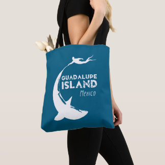 Bolsa Tote Ilha Guadalupe México | Mergulho Com Tubarões