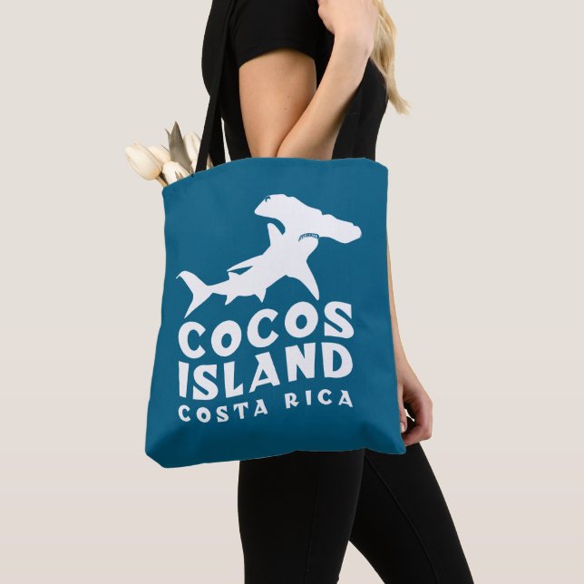 Bolsa Tote Ilha Hammerhead Shark Cocos (Close Up)