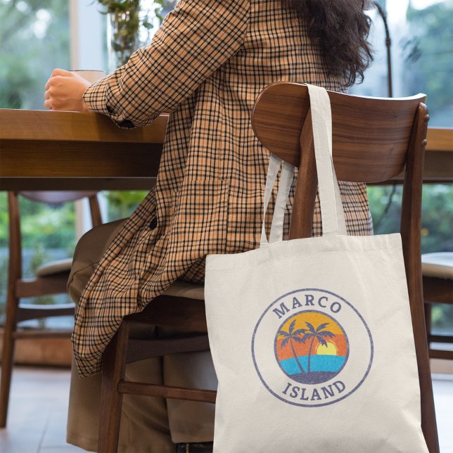 Bolsa Tote Ilha Marco, Estilo Clássico Desbotado da Flórida (Criador carregado)