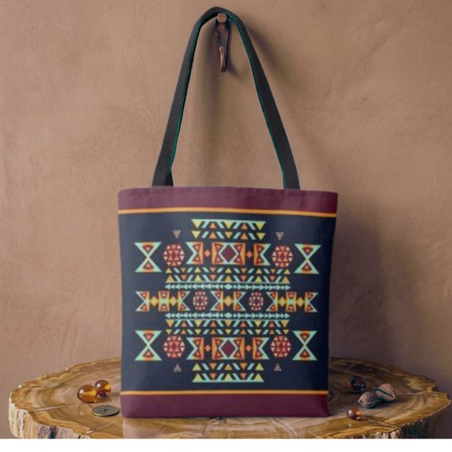 Bolsa Tote Ilha Tribal Caprichosa (Criador carregado)
