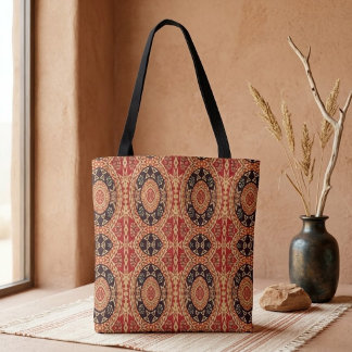 Bolsa Tote Ilha Tribal Tom Terra 