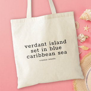 Bolsa Tote Ilhas Cayman, Ilha de Verdant