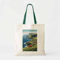 Ilhas Faroé Dinamarca Viagem Art Vintage