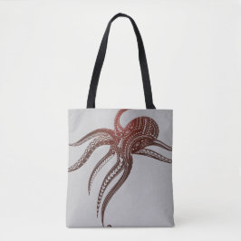 BOLSA TOTE ILHAS HAWAII TRIBAIS POLINESIANAS OCTOPUS