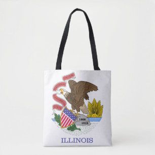 Bolsa Tote Illinois Flag
