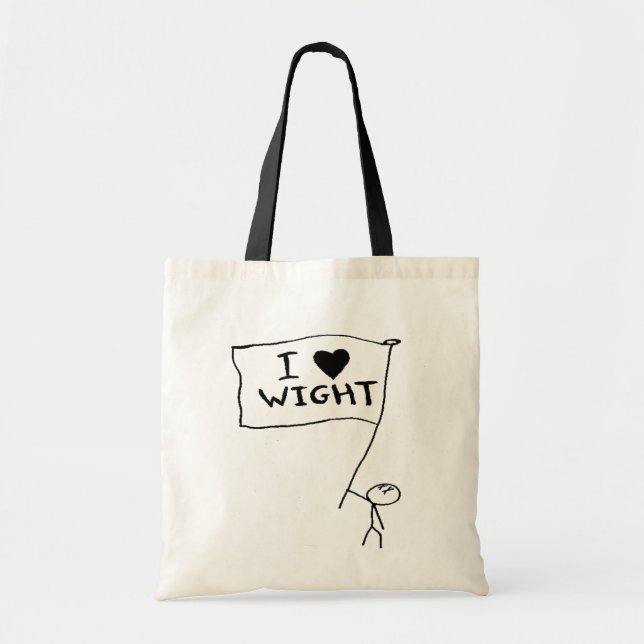 Bolsa Tote ilovewight (Frente)