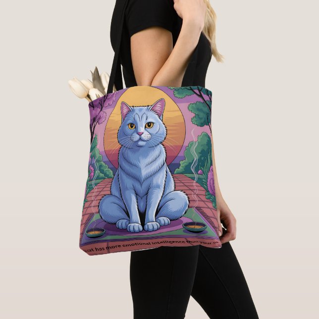 Bolsa Tote Iluminismo Felino (Close Up)