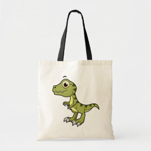 Bolsa Tote Ilustração Bela De Um Tiranossauro Rex.