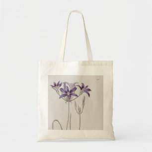 Bolsa Tote Ilustração Botânica das Flores Swallowtail