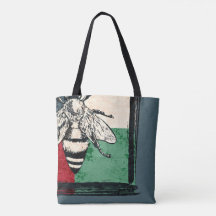 Ilustração Colorida do Inseto da Abelha Vintage