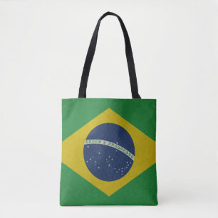 Bolsa Tote Ilustração da bandeira abstrata do grunge de