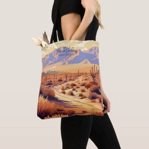 Bolsa Tote Ilustração da Vintage California do Vale da Morte