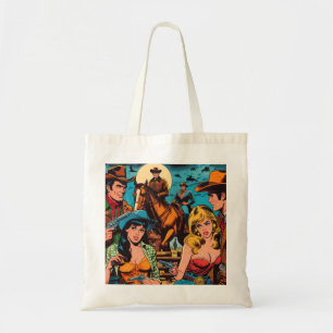 Bolsa Tote Ilustração das Histórias em quadrinhos Ocidentais
