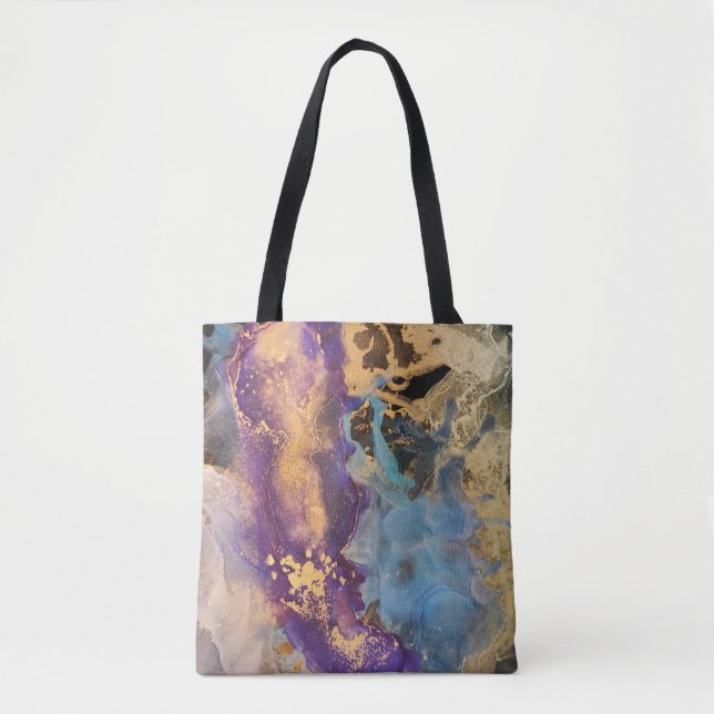 Bolsa Tote Ilustração de Álcool. Tinta de decoração. Coronel  (Frente)
