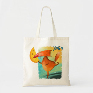 Bolsa Tote Ilustração de Aquarela artesanal Fox Engraçada