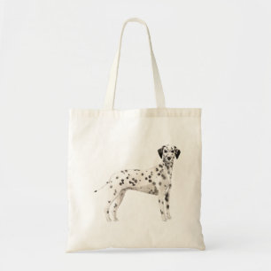 Bolsa Tote Ilustração de aquarelas de cães Dalmacianos
