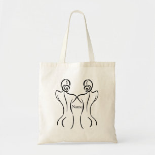 Bolsa Tote Ilustração de arte feminina Thunder_Cove