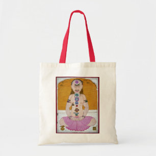 Bolsa Tote Ilustração de Chakra Yoga para Meditação