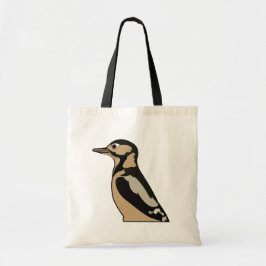 Bolsa Tote Ilustração de Cuta de Pica-Pau