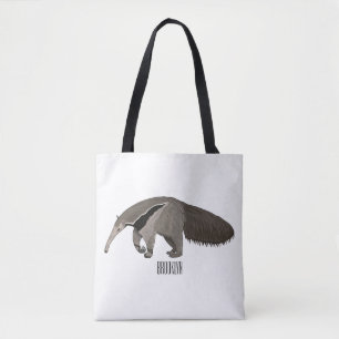 Bolsa Tote Ilustração de desenho animado