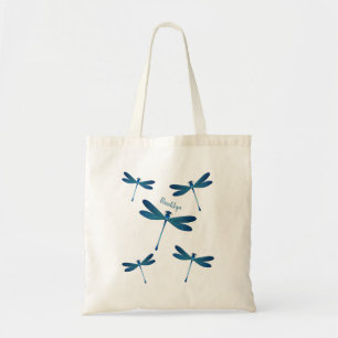 Bolsa Tote Ilustração de desenho animado de Dragonfly