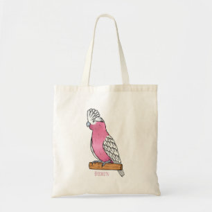 Bolsa Tote Ilustração de desenho animado de galah bird