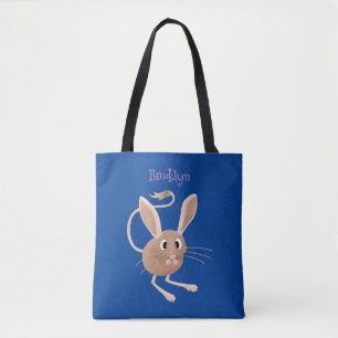 Bolsa Tote Ilustração de desenho animado de jerboa, de orelha