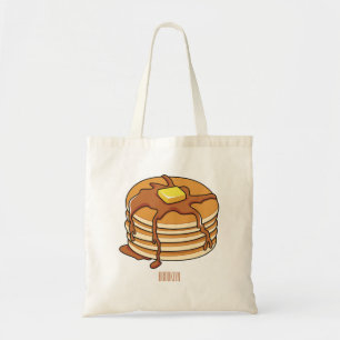 Bolsa Tote Ilustração de desenho animado de Pancake