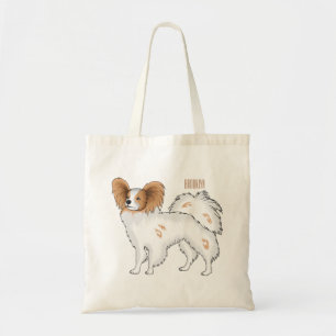 Bolsa Tote Ilustração de desenho animado de Papillon
