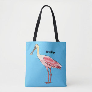 Bolsa Tote Ilustração de desenho animado de pássaros