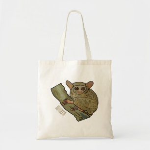 Bolsa Tote Ilustração de desenho animado de Tarsier