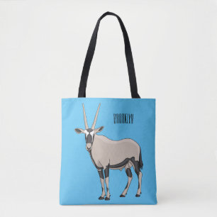 Bolsa Tote Ilustração de desenho animado Oryx